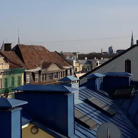 Apartament Bright Penthouse In The Center With A Roof Terrace Ryga